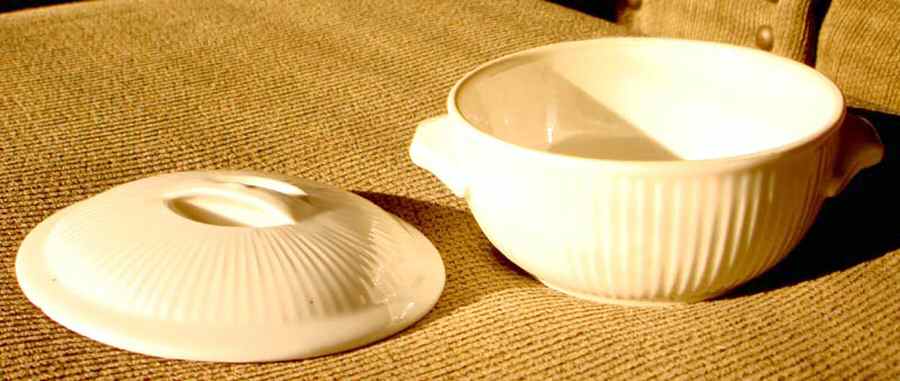 White Individual Casserole & Lid by Royal Worcester-1