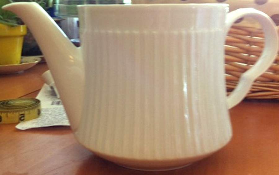 White Teapot No Lid by Royal Worcester-1