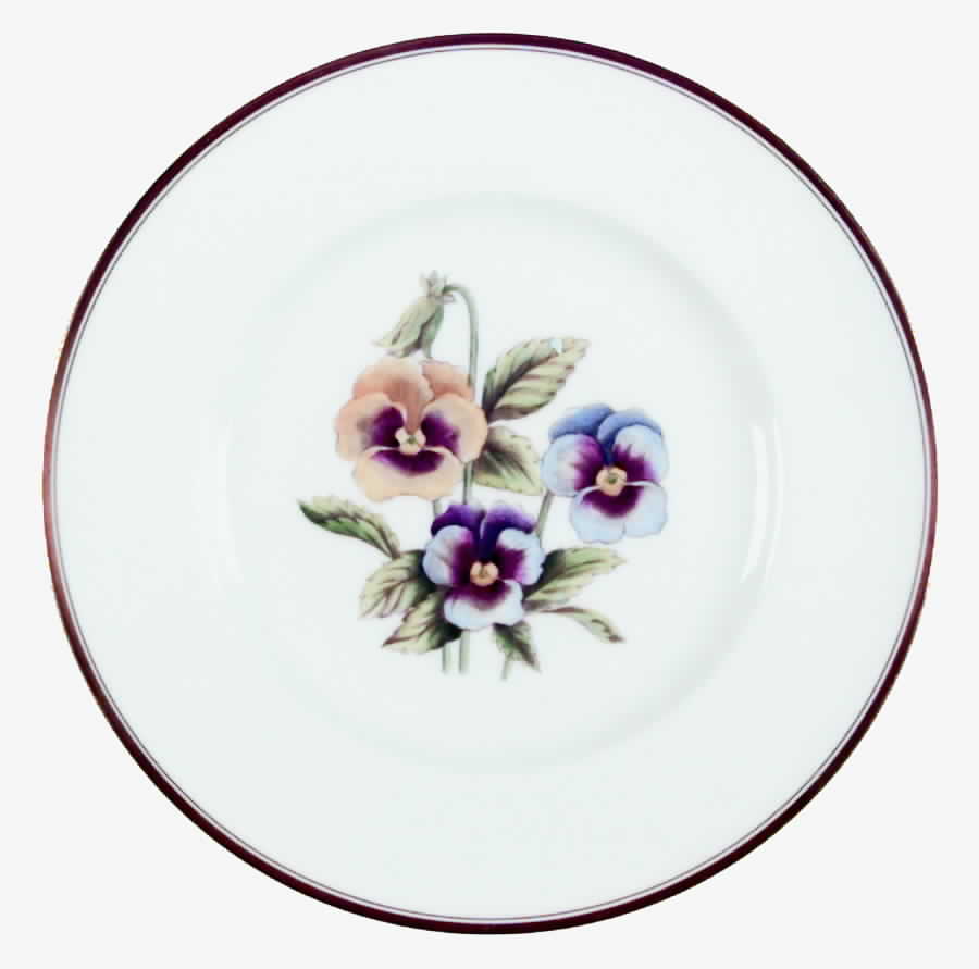 Williamson Flower Luncheon Plate by Royal Worcester-1