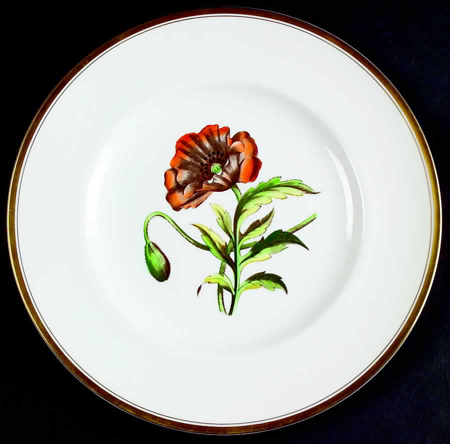 Williamson Flower Luncheon Plate by Royal Worcester-1