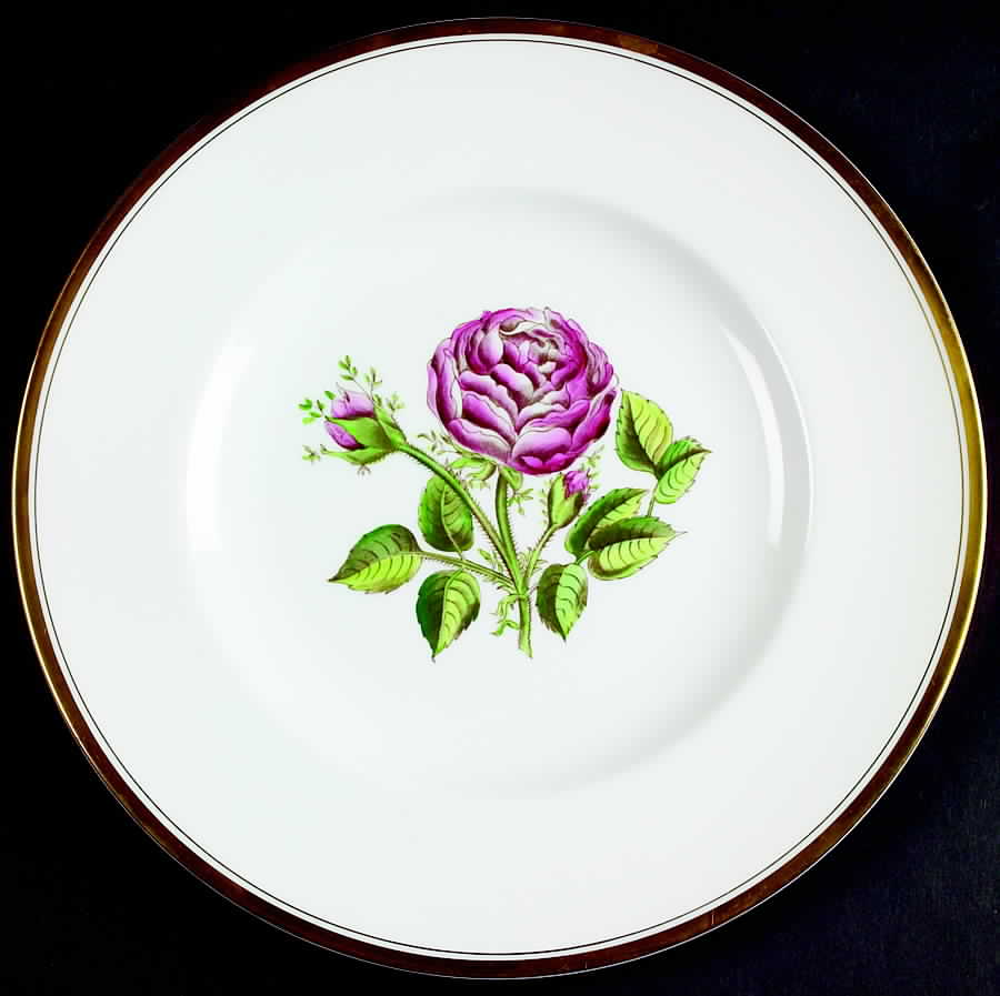 Williamson Flower Luncheon Plate by Royal Worcester-1