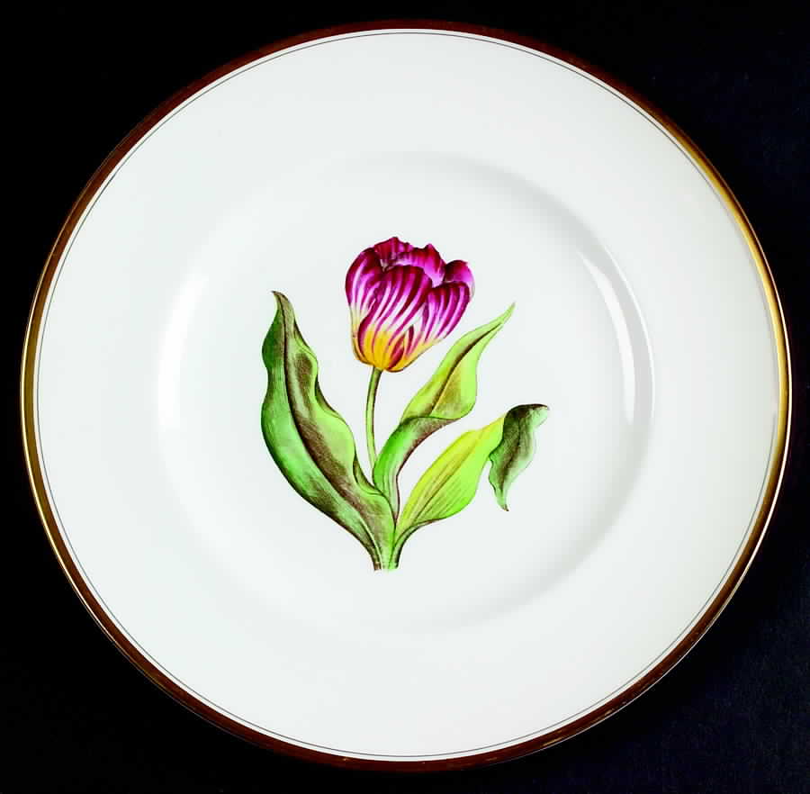 Williamson Flower Luncheon Plate by Royal Worcester-1