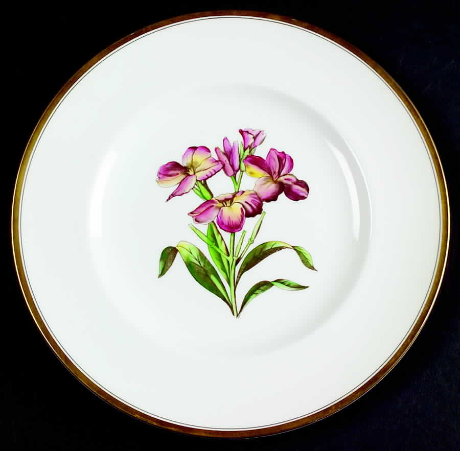 Williamson Flower Luncheon Plate by Royal Worcester-1