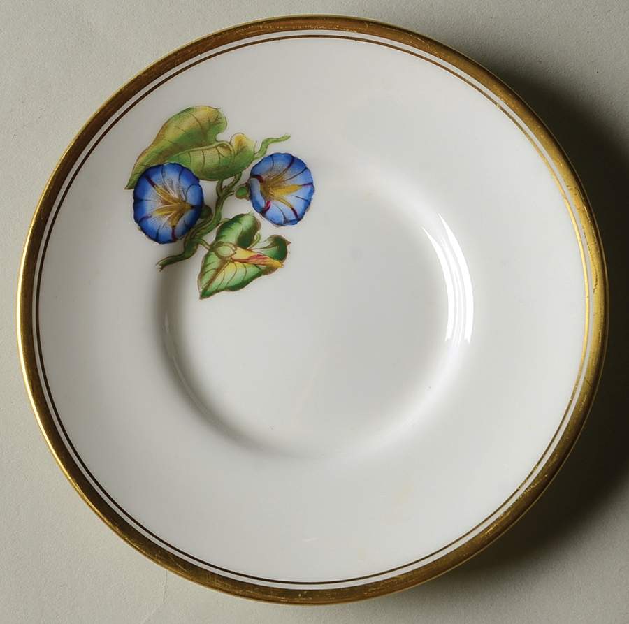 Williamson Flower Saucer for Flat Demitasse Cup by Royal Worcester-1