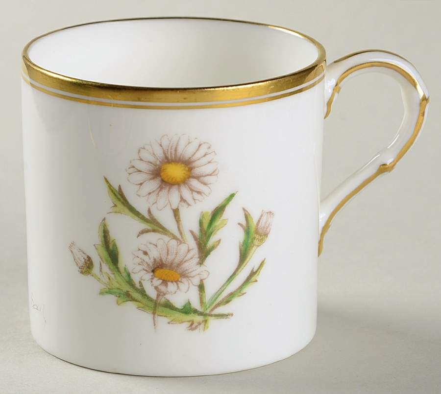Williamson Flower Flat Demitasse Cup by Royal Worcester-1