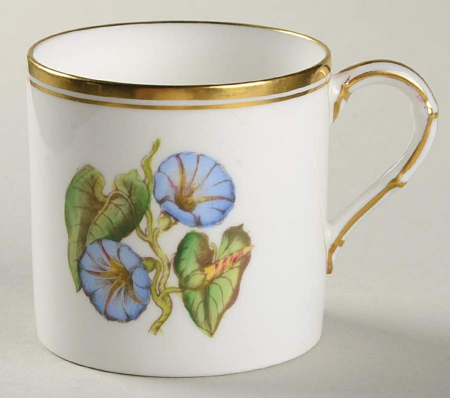 Williamson Flower Flat Demitasse Cup by Royal Worcester-1