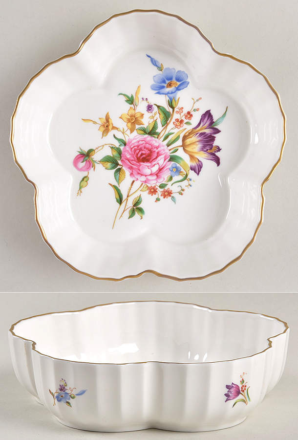 Witley Garden Individual Lobed Bowl by Royal Worcester-1