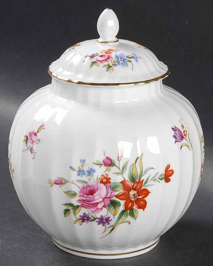 Witley Garden 4" Ginger Jar & Lid by Royal Worcester-1