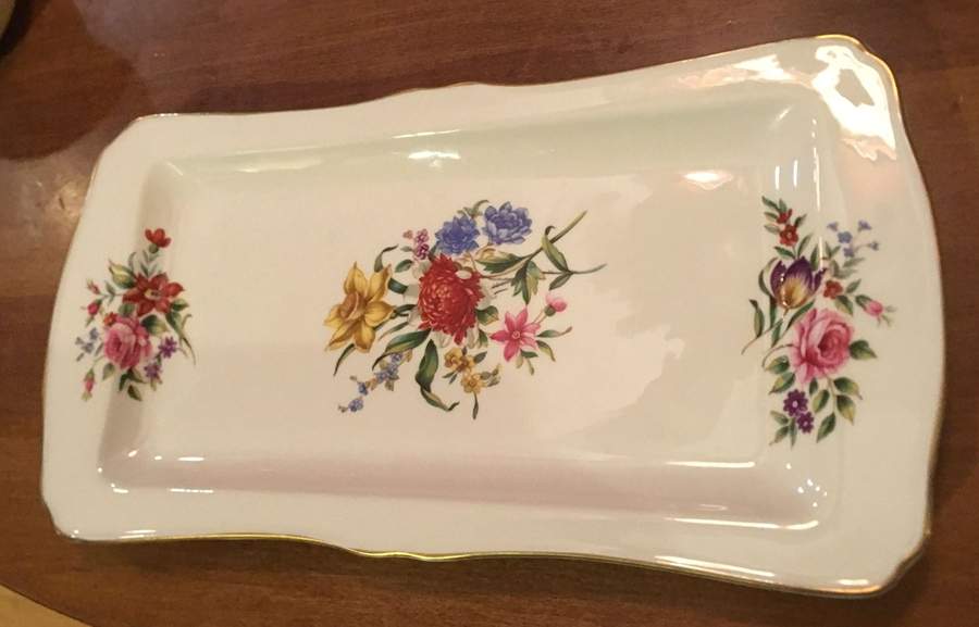 Witley Garden Large Sandwich Tray by Royal Worcester-1