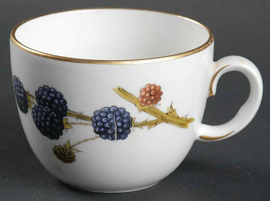 Wild Harvest (Gold Trim) Flat Cup by Royal Worcester-1