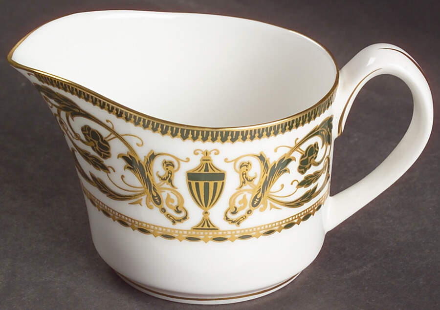 Windsor (Newer, Gold Trim) Creamer by Royal Worcester-1