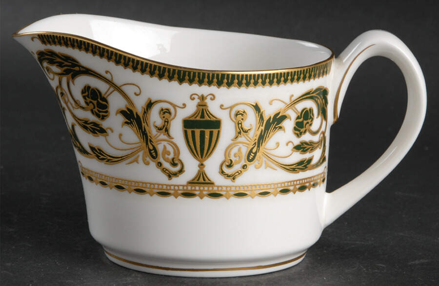 Windsor (Newer, Gold Trim) Creamer by Royal Worcester-1