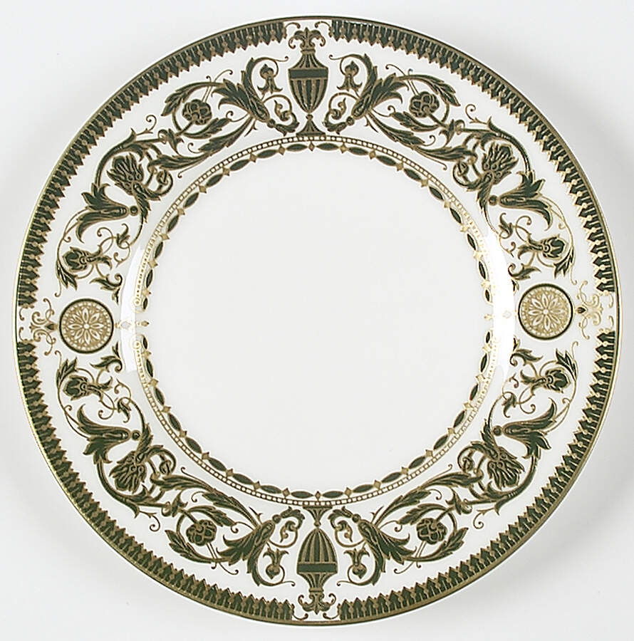 Windsor (Newer, Gold Trim) Bread & Butter Plate by Royal Worcester-1