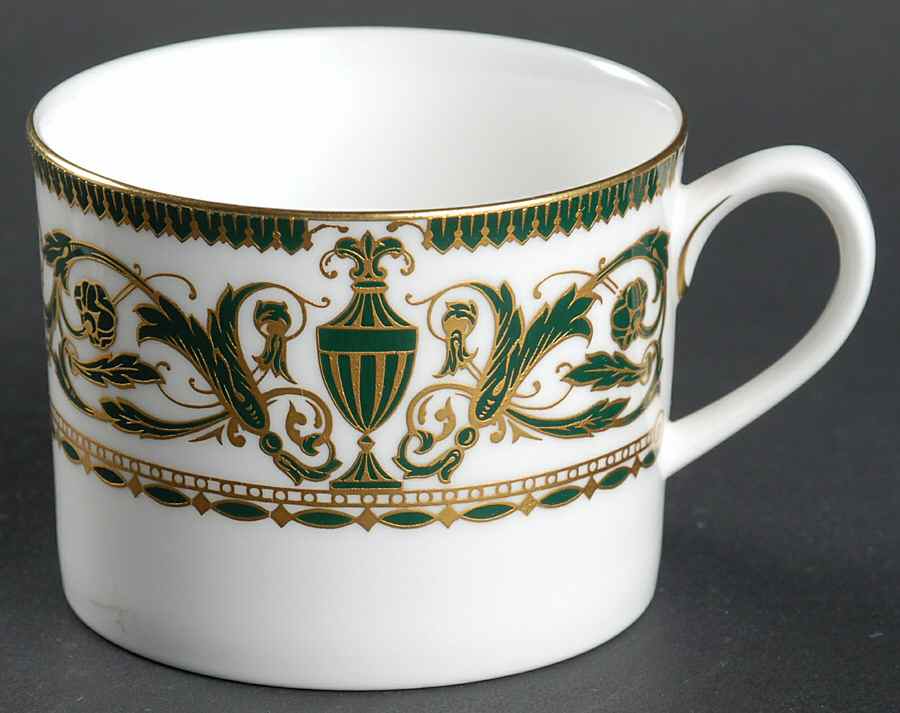 Windsor (Newer, Gold Trim) Flat Cup by Royal Worcester-1