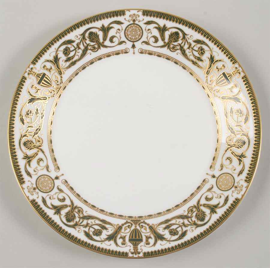 Windsor (Newer, Gold Trim) Cake Plate by Royal Worcester-1