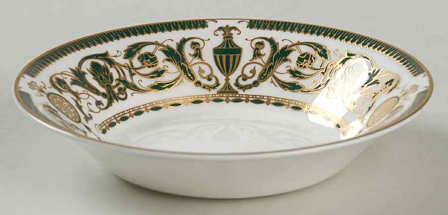 Windsor (Newer, Gold Trim) Fruit/Dessert (Sauce) Bowl by Royal Worcester-1