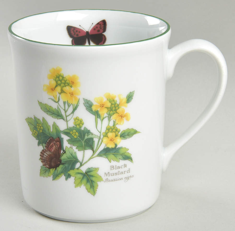 Worcester Herbs (Green Trim) Jumbo Mug by Royal Worcester-1