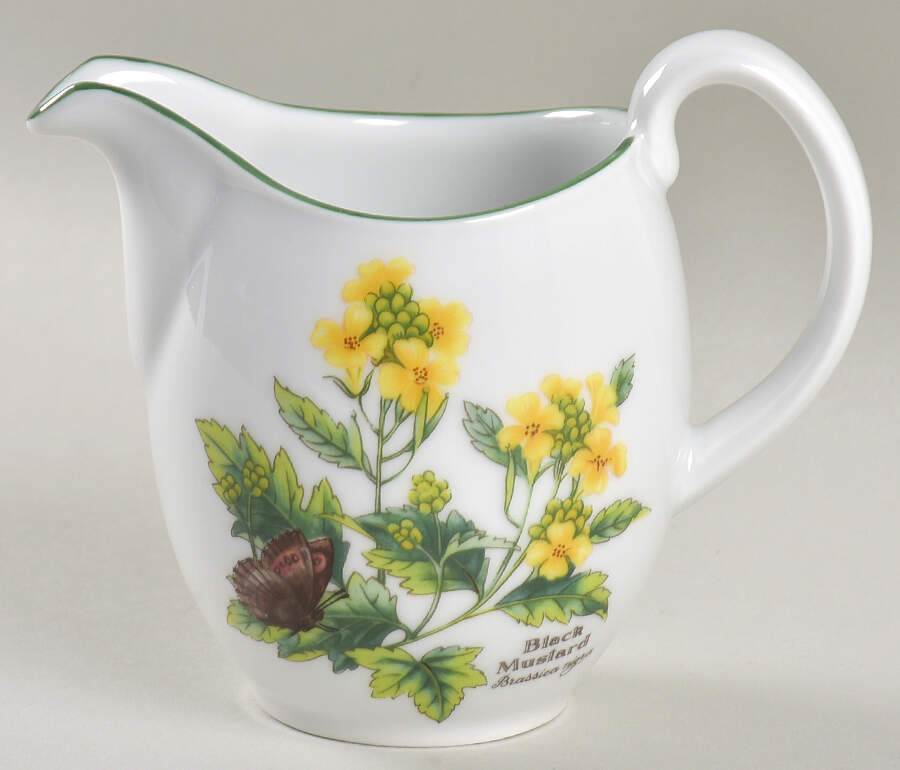 Worcester Herbs (Green Trim) Mini Creamer by Royal Worcester-1