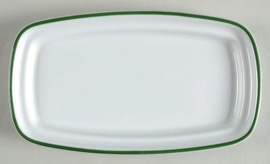 Worcester Herbs (Green Trim) 1/4 Lb Butter No Lid by Royal Worcester-1