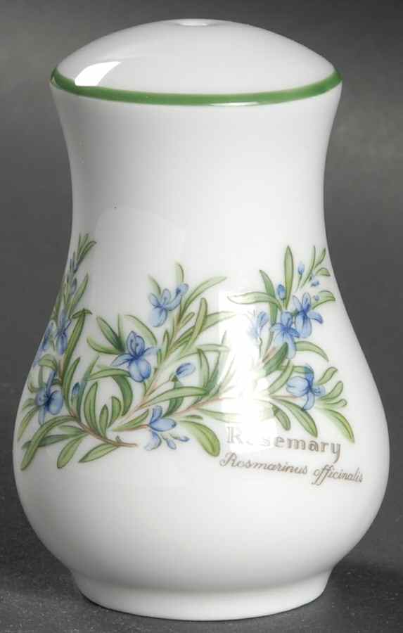 Worcester Herbs (Green Trim) Salt Shaker by Royal Worcester-1