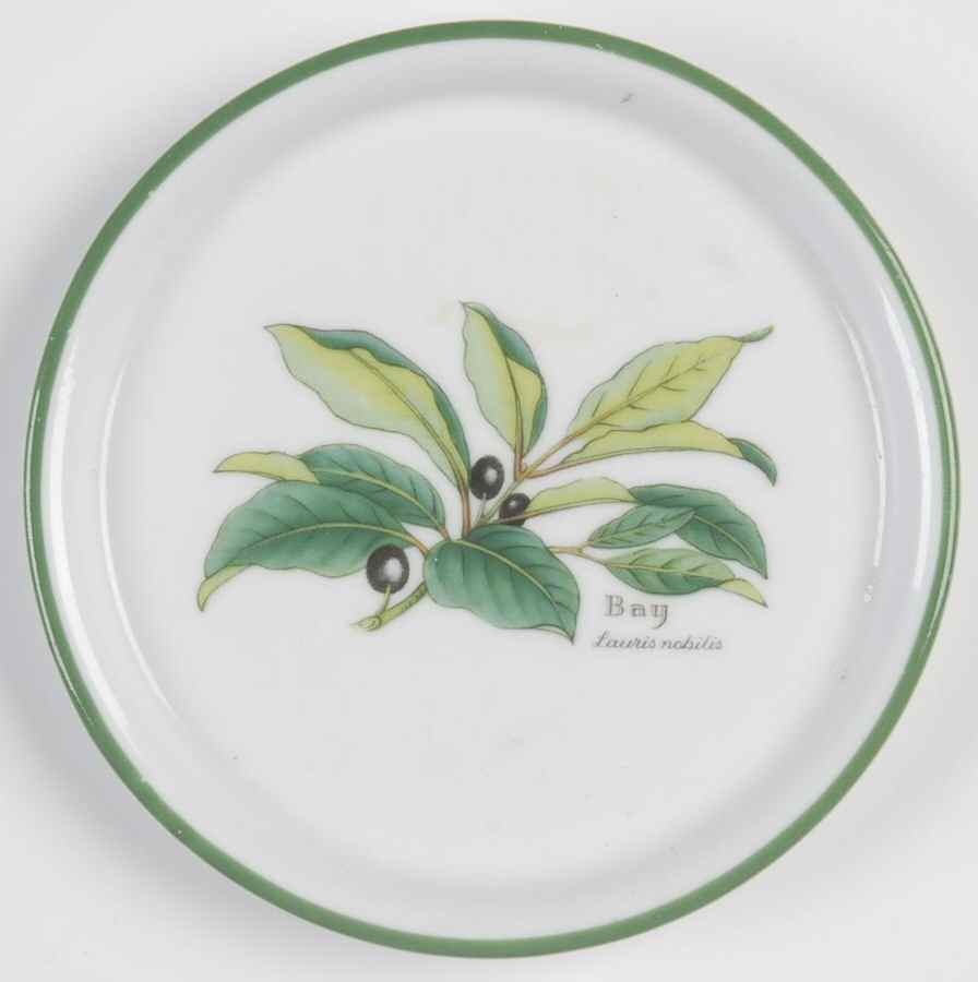 Worcester Herbs (Green Trim) Wine Bottle Coaster by Royal Worcester-1
