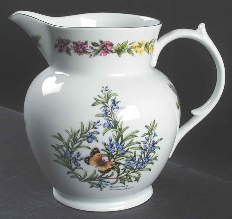 Worcester Herbs (Green Trim) 128 Oz Jug by Royal Worcester-1