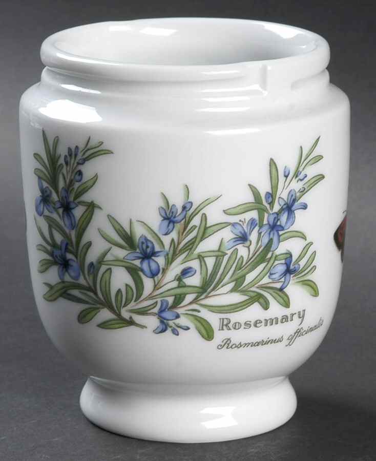 Worcester Herbs (Green Trim) King Size Egg Coddler No Lid by Royal Worcester-1