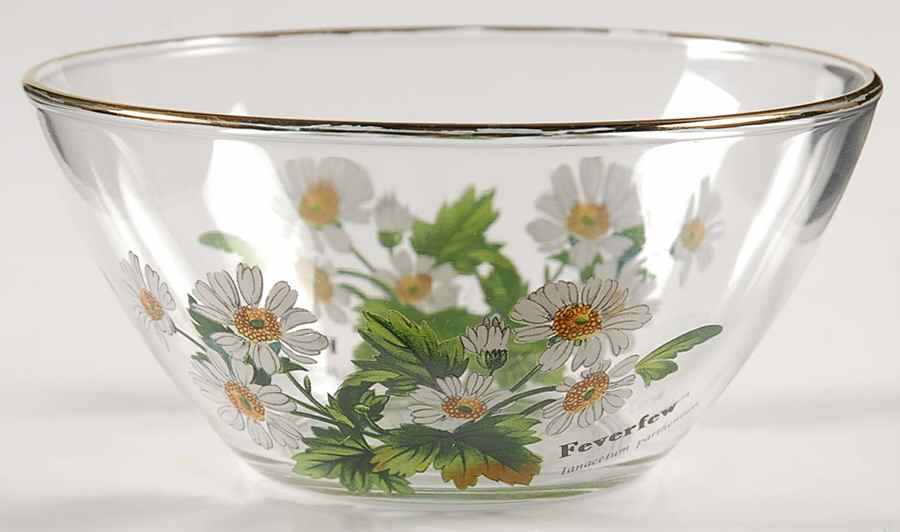 Worcester Herbs (Green Trim) Glassware Individual Salad Bowl by Royal Worcester-1