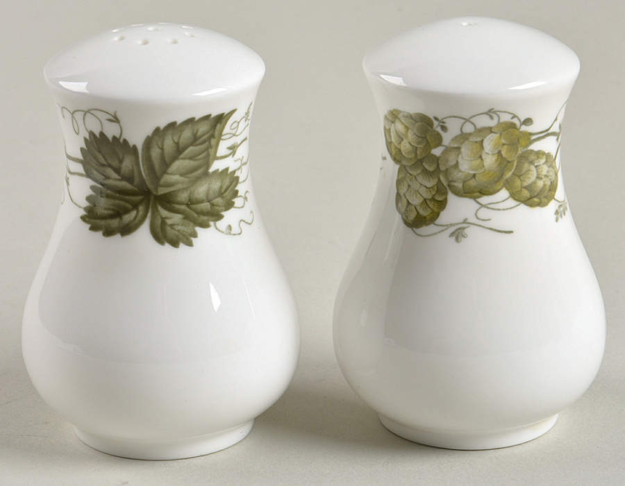 The Worcester Hop Salt & Pepper Set by Royal Worcester-1