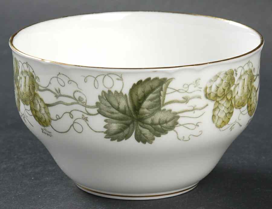 The Worcester Hop Open Sugar Bowl by Royal Worcester-1