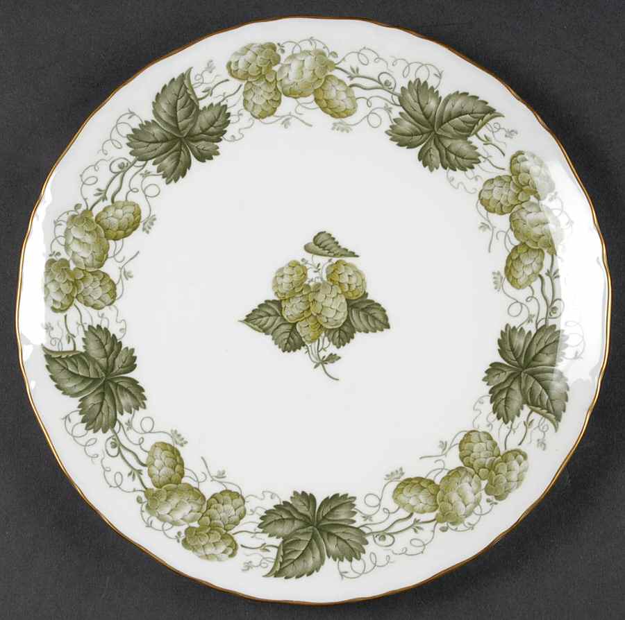 The Worcester Hop Cake Plate by Royal Worcester-1