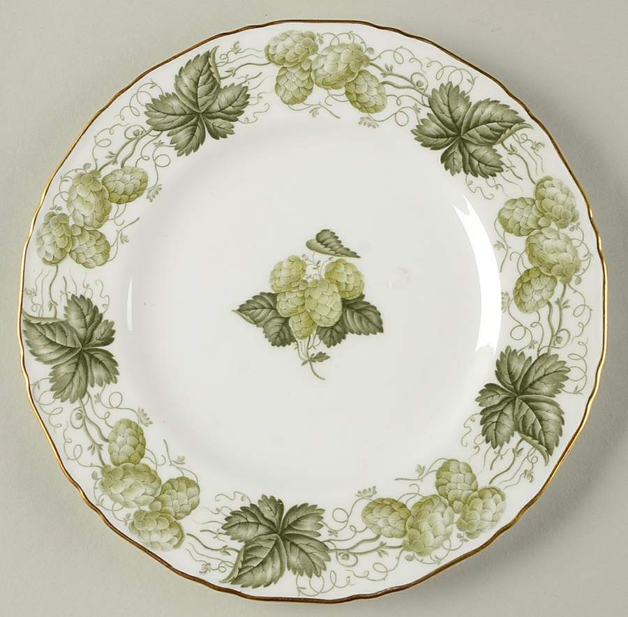 The Worcester Hop Salad Plate by Royal Worcester-1