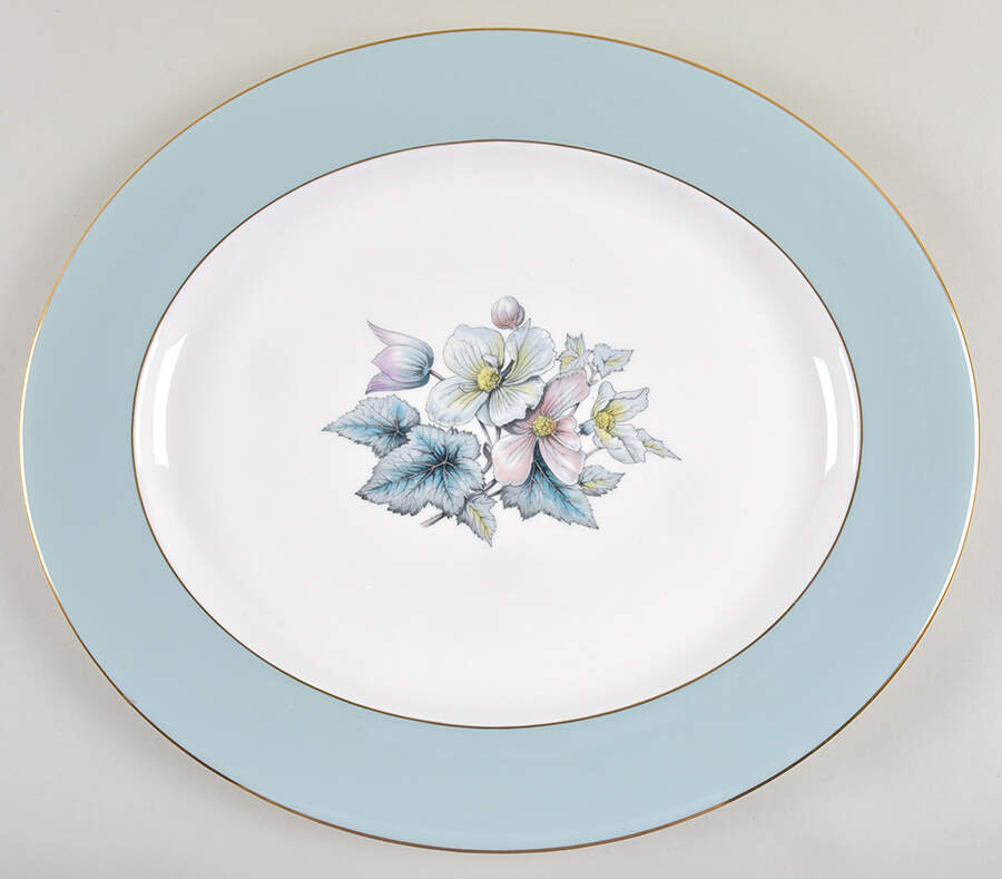 Woodland 16" Oval Serving Platter by Royal Worcester-1