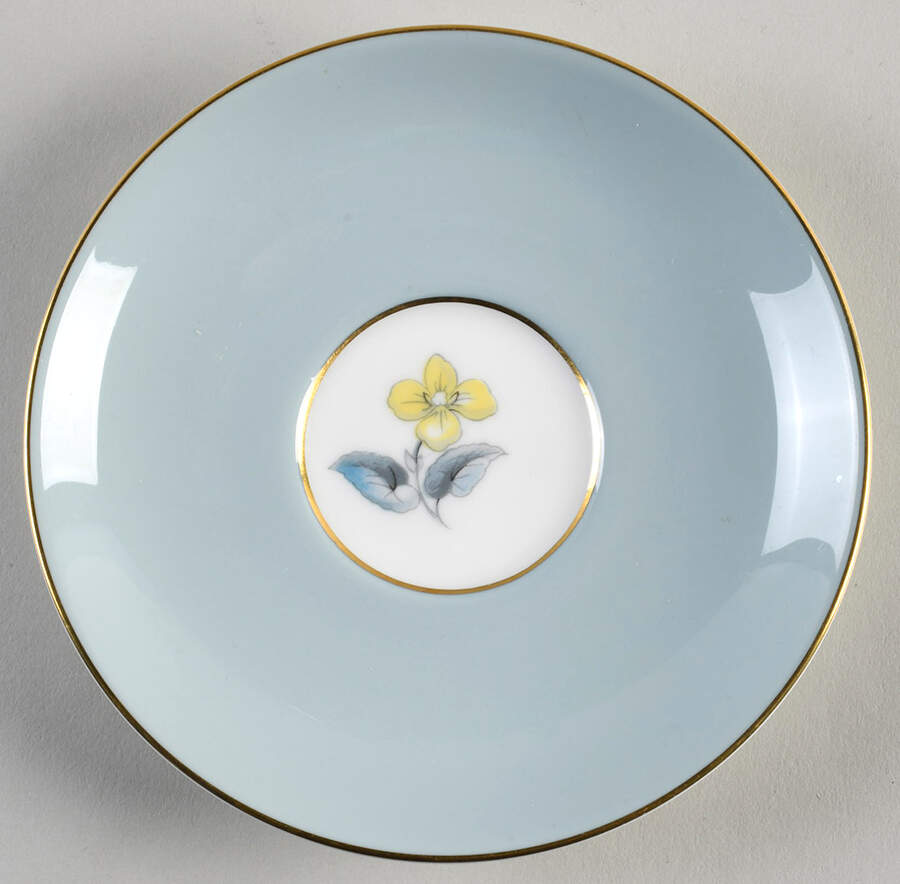 Woodland Saucer for Footed Cup by Royal Worcester-1