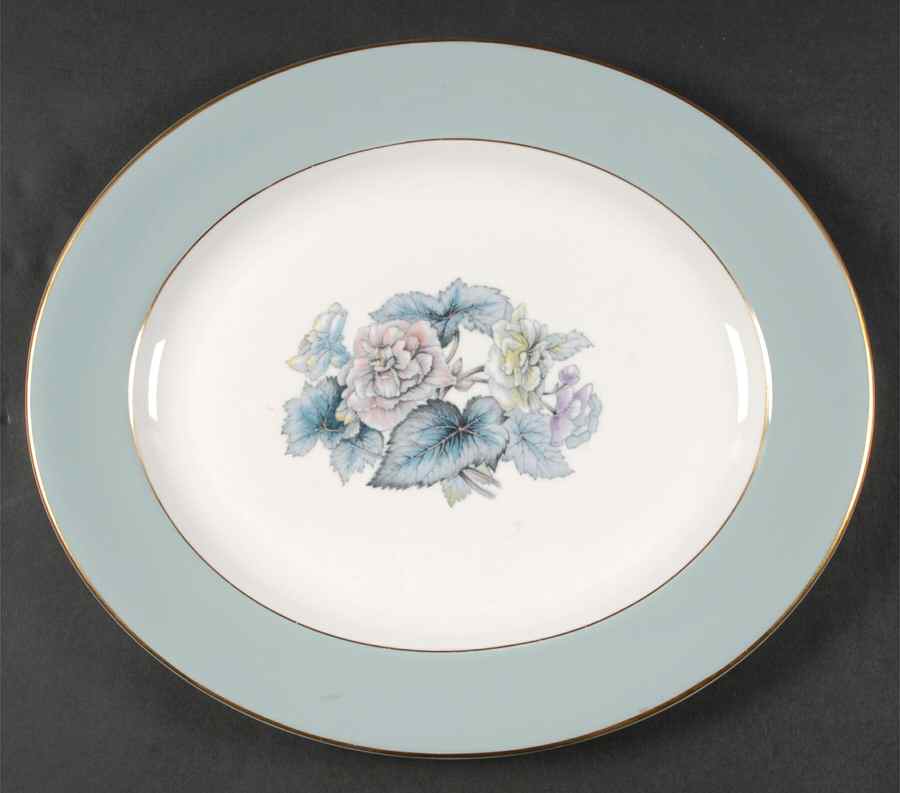 Woodland 13" Oval Serving Platter by Royal Worcester-1