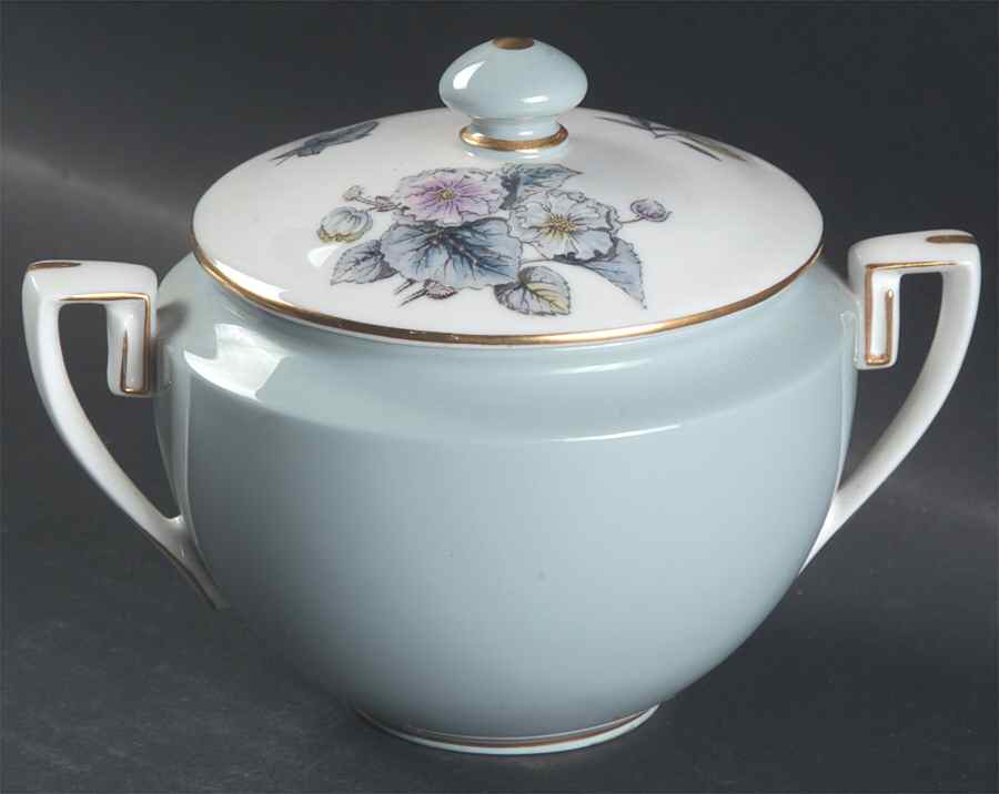 Woodland Sugar Bowl & Lid by Royal Worcester-1