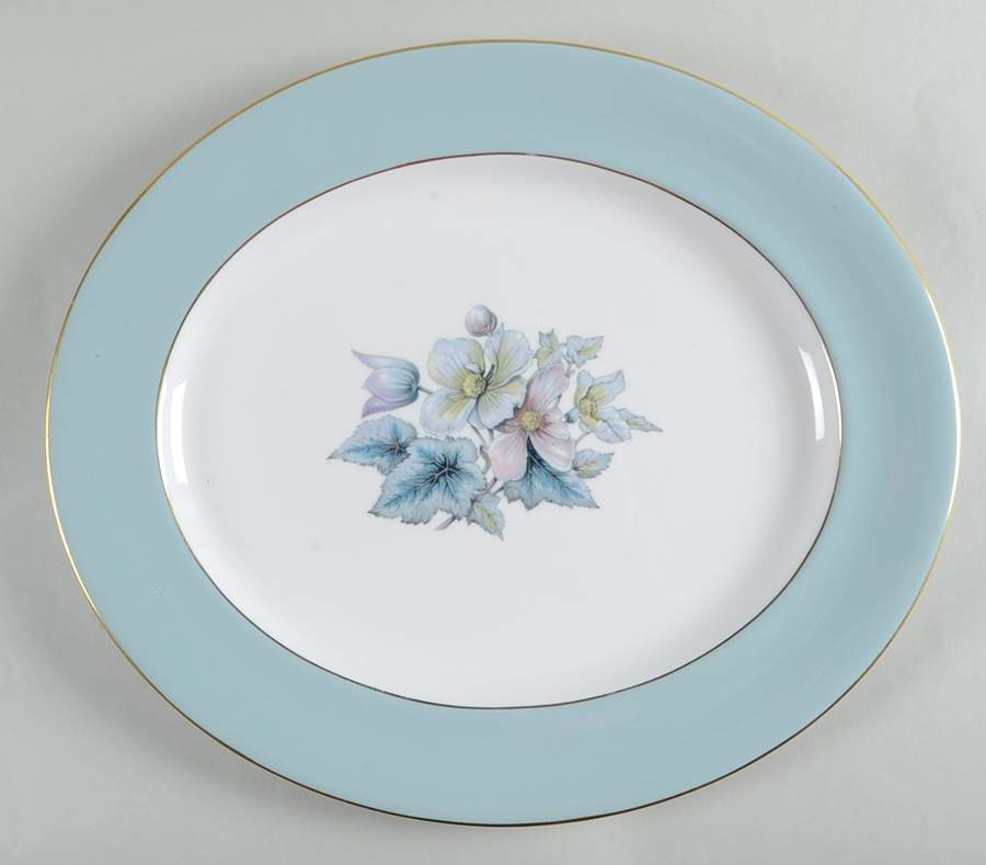 Woodland 17" Oval Serving Platter by Royal Worcester-1