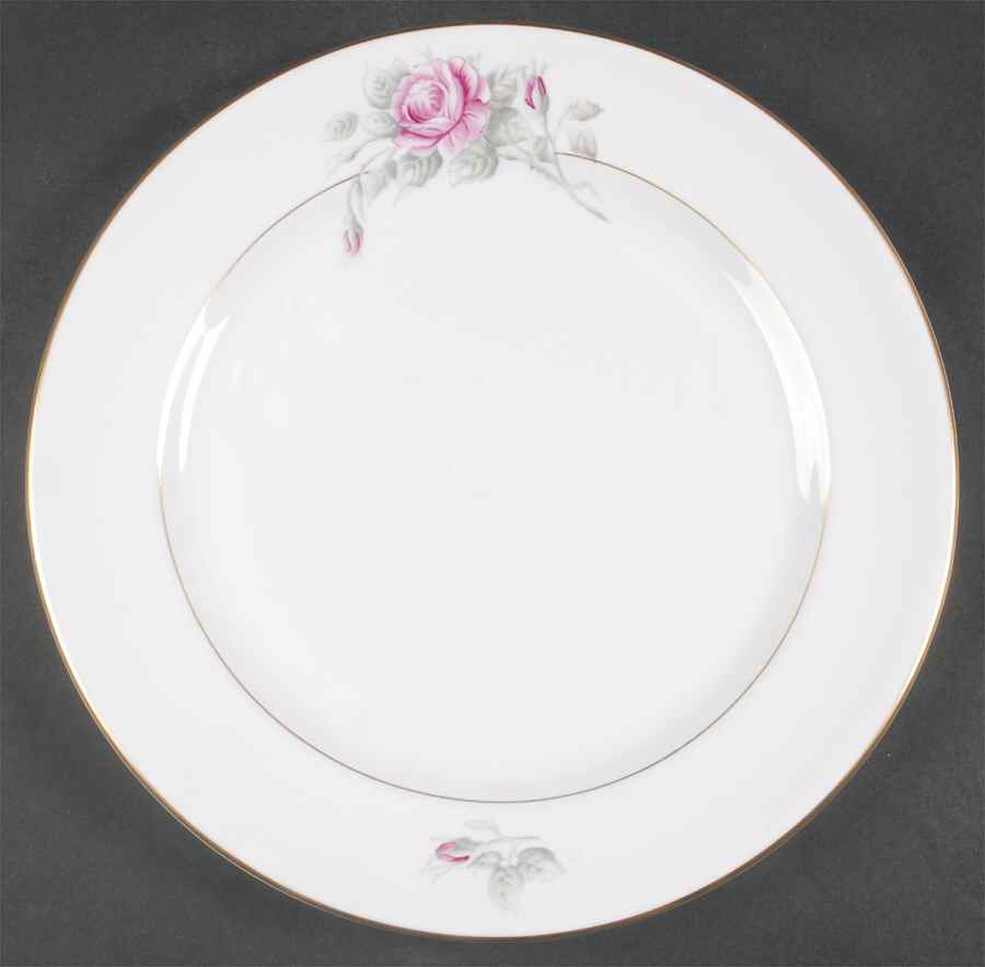 Worcester Rose (Dark Pink Rose) 12" Chop Plate (Round Platter) by Royal Worcester-1