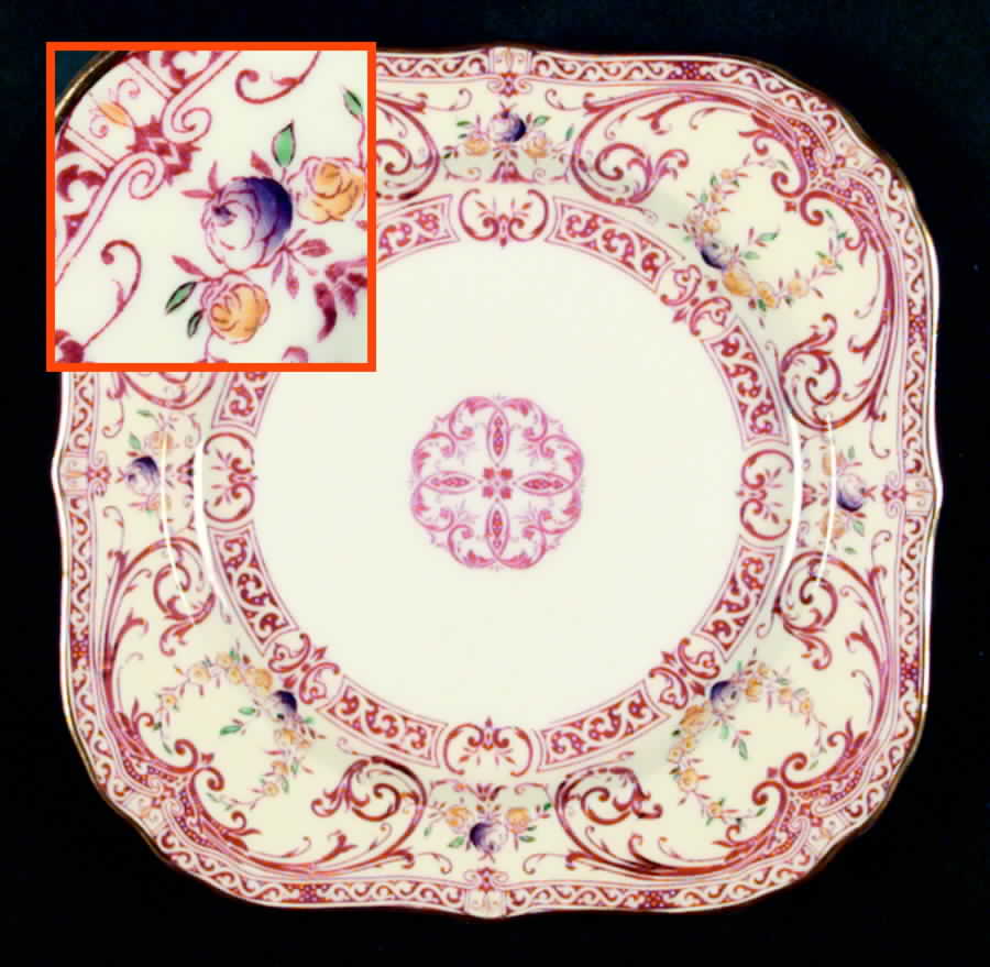 Z1425-3 Square Salad Plate by Royal Worcester-1