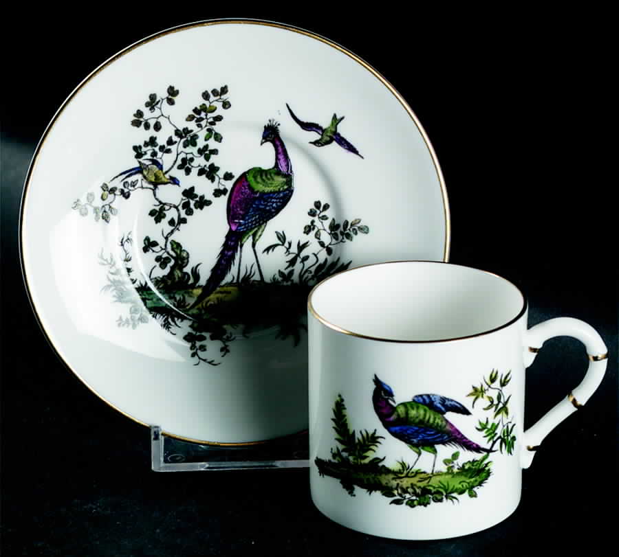Z2622 Flat Demitasse Cup & Saucer Set by Royal Worcester-1