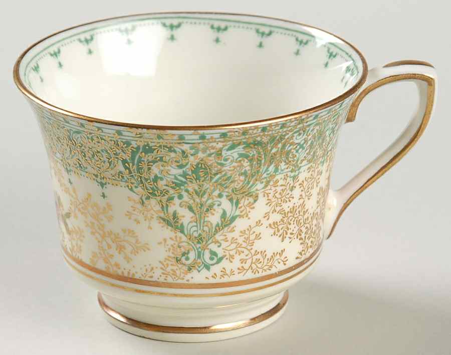 Z277 Green Footed Demitasse Cup by Royal Worcester-1