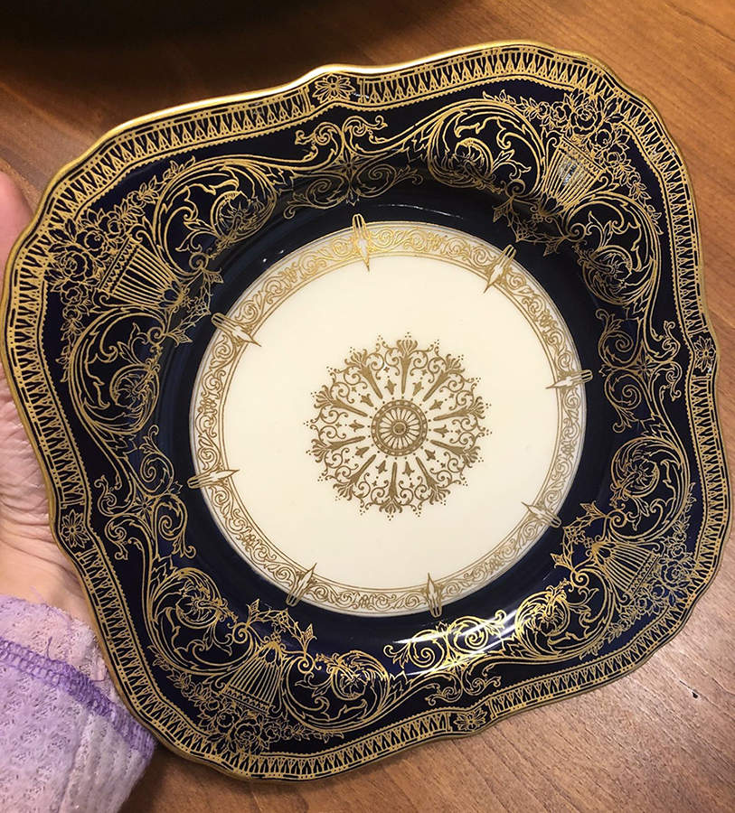 Z588 Square Salad Plate by Royal Worcester-1