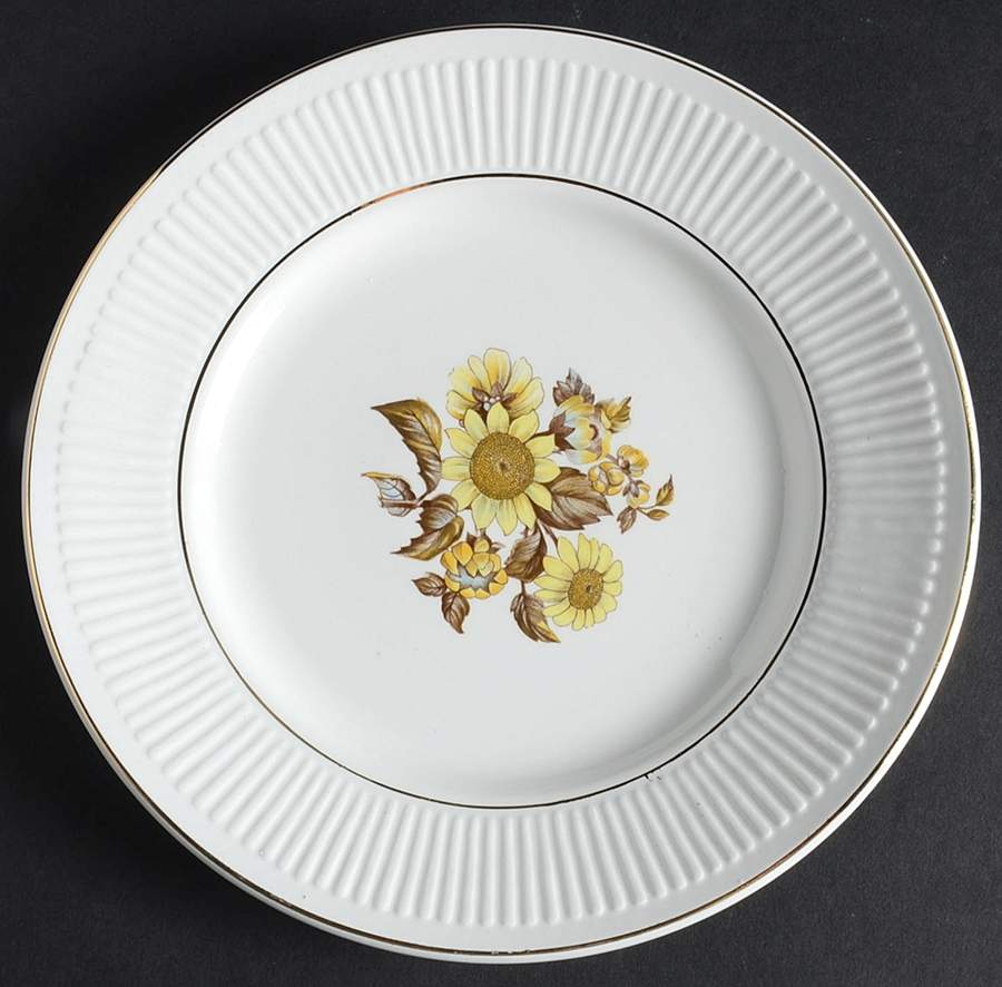 Sunflower Salad Plate by Royal Warwick-1