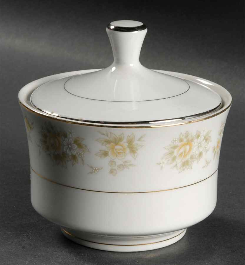 Caroline Sugar Bowl & Lid by Royal Wentworth-1