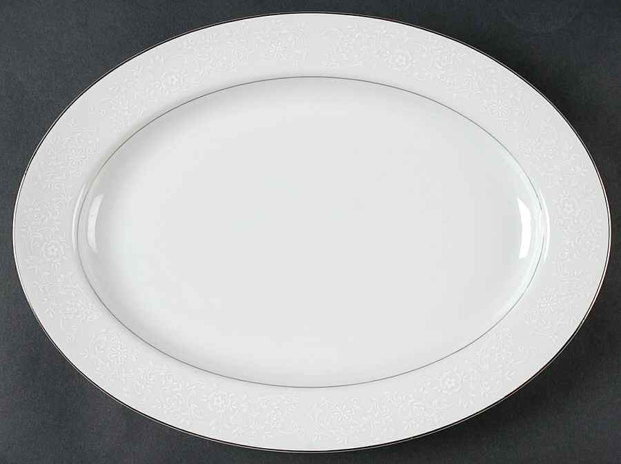Christina 14" Oval Serving Platter by Royal Wentworth-1