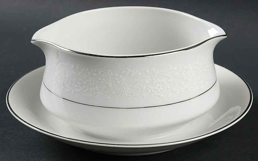 Christina Gravy Boat with Attached Underplate by Royal Wentworth-1