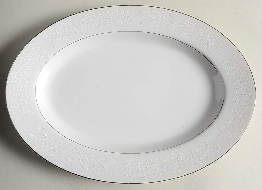Christina 12" Oval Serving Platter by Royal Wentworth-1
