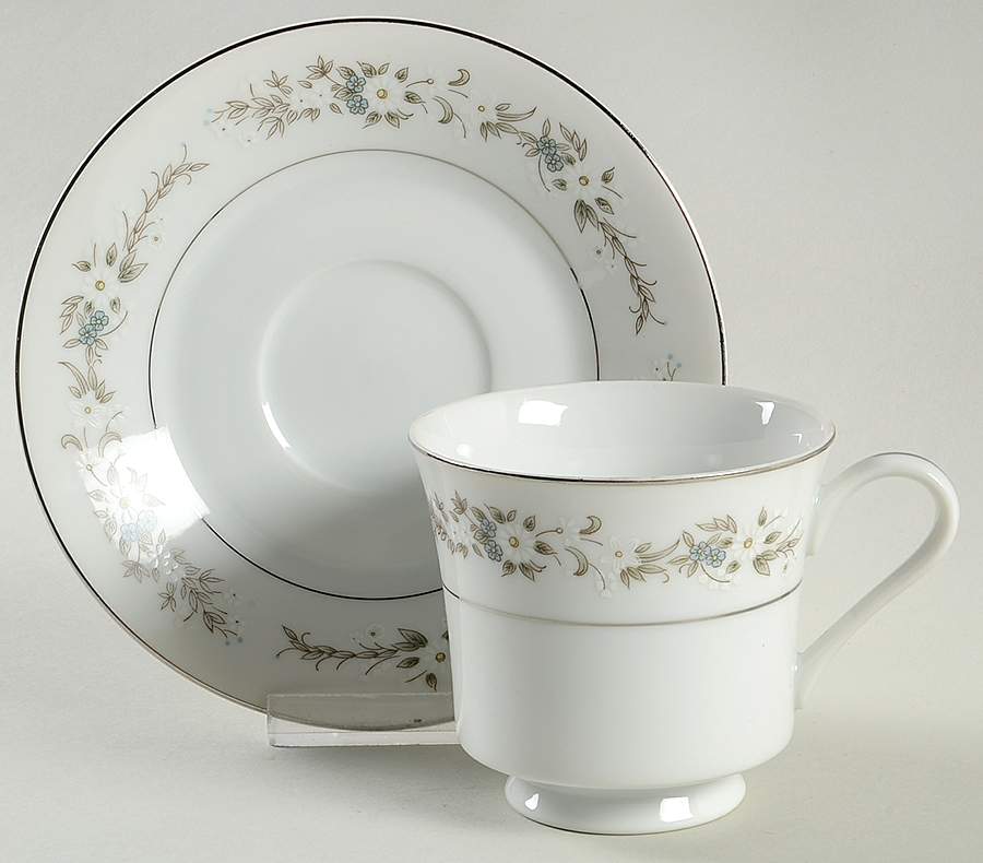 Devon Footed Cup & Saucer Set by Royal Wentworth-1