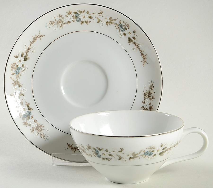 Devon Flat Cup & Saucer Set by Royal Wentworth-1