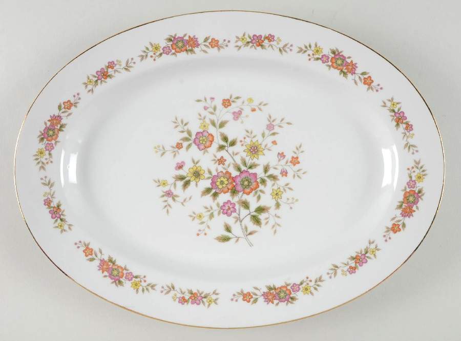 Marcia 14" Oval Serving Platter by Royal Wentworth-1